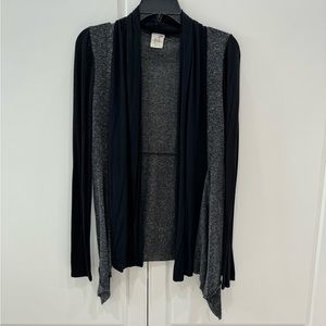 Black & Charcoal Grey Cardigan